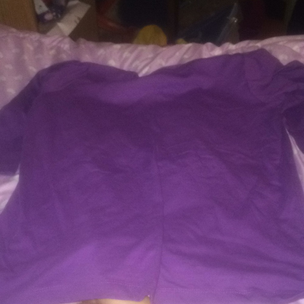 Purple half sleeve tee-shirt!!